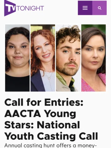 ✨ We are all so excited to launch this year’s AACTA Young Stars Competition! 💫

