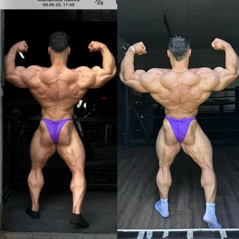 @moh.fooda 

Left 3 weeks before Dubai Pro 2025.
Right 5 weeks before AC Ohio 20