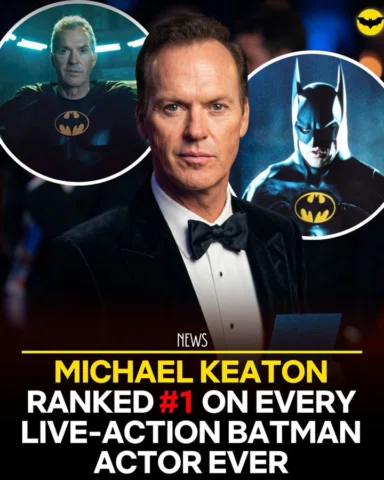 Michael Keaton has officially been ranked the greatest live action Batman of all