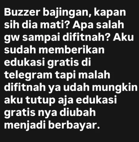 Pasti nanti ada buzzer yang bilang jualan kelas deh