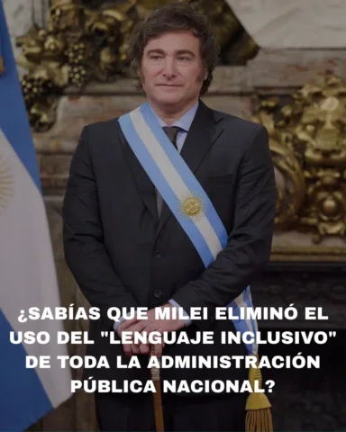El gobierno de Javier Milei eliminó el uso del llamado "lenguaje inclusivo" en t