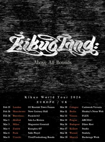 I’m happy to announce the Europe and UK dates — the first chapter of my second w