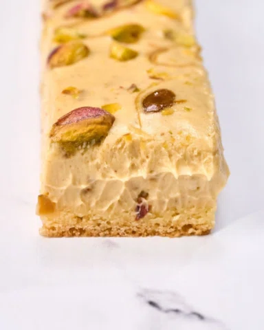 Esta es nuestra Pistacho Cheesecake. Inexplicable cremosidad logramos y un sabor