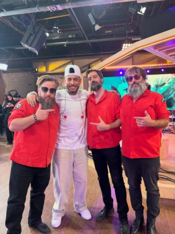 Tremenda mesaza y más tremendo compartir con estos dos tipazos gigantes! @soyuli