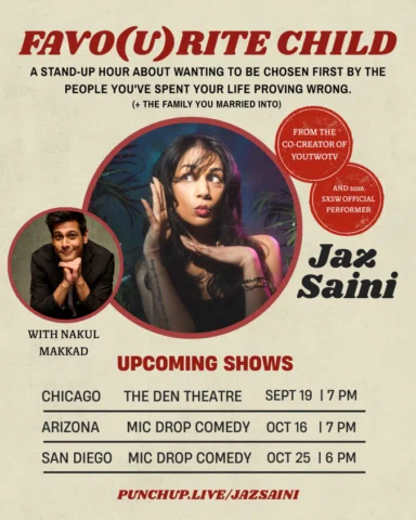 PEOPLE PLEASERS AND OVER ACHIEVERS STANDUP! 
Come see me do my hour, Favo(u)rite