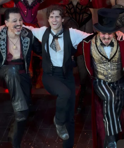 A little bit of Aaron Tveit and @rickyrojas1272 from the second to last Friday n