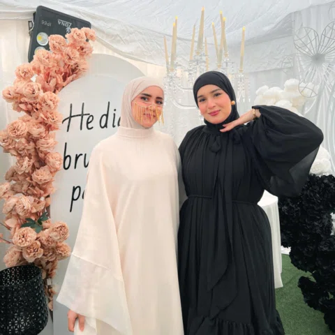 Throwback to the my sister’s bridal shower ✨
My dress is from @capricieuse.tn 🖤