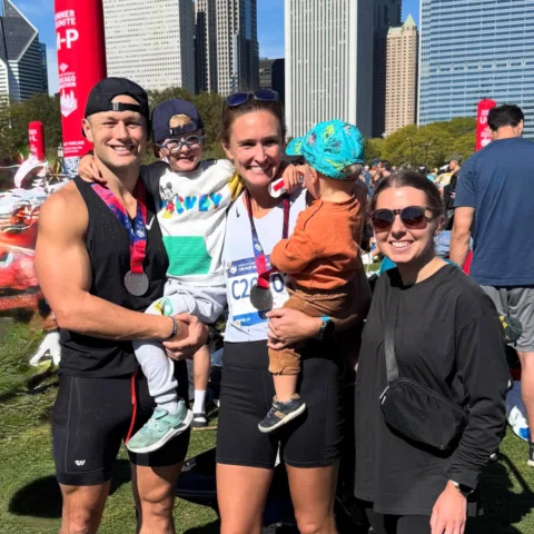 I left everything out there today at @chimarathon and I’m so happy and proud. To