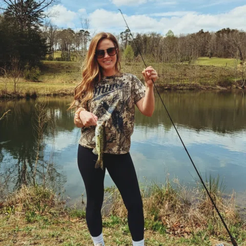 I may not have caught the biggest fish but I can guarantee my smile was the bigg