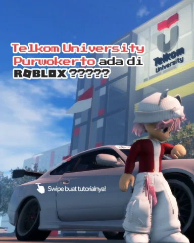 singkat aja coy, Telkom University Purwokerto udah ada di Roblox!, kalau bingung