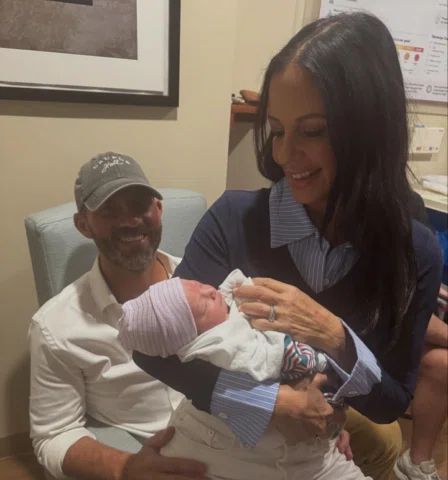 Meet our grandson! We are so blessed! @audreyeevans_ @johnheadley.19 we are so t