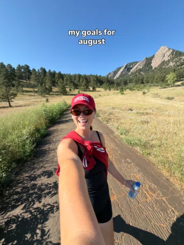 HAPPY AUGUST! my goals for the month, both fitness and personal 😌 what are your