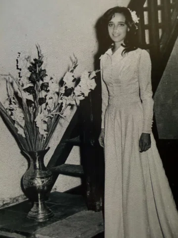 Mi mama el día de su matrimonio! Una mujer increíble llena de sueños y al lado d