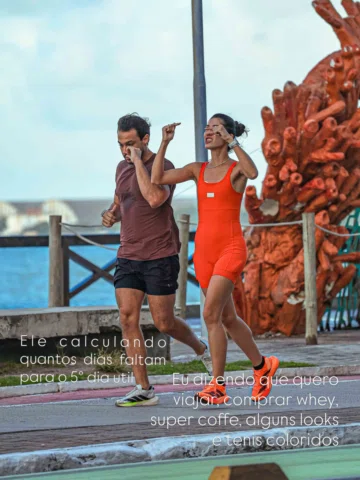 Correr comigo é sempre tranquilo kakaka
Ele vai me matar 🤪👌