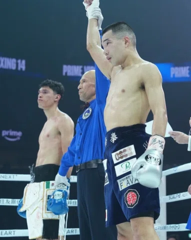 プロ10戦目5R負傷判定勝ちでした。

対戦相手のホセ・カルデロン選手をはじめ、チーム帝拳のサポート、沢山の皆様の応援に心から感謝申し上げます。
ありがとうござ