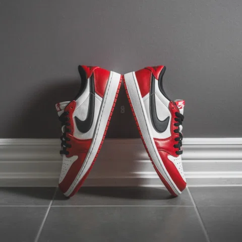 Yup, the “Chicago” Air Jordan 1s are back once again in low top form. No fake ag