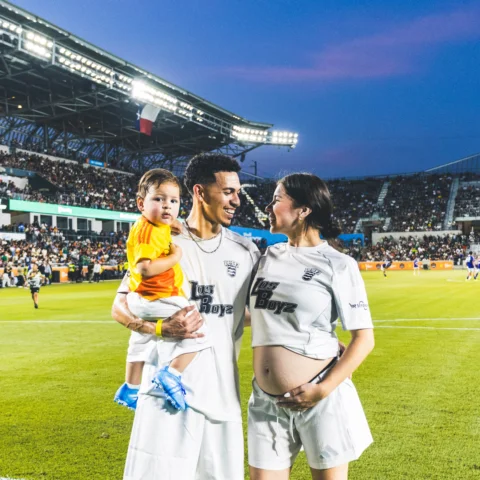 Another unforgettable moment together as a family ⚽️🏆❤️ last night was absolute