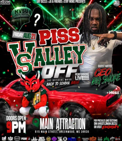 🚨🚨GREENWOOD, MS AUG 21st We Going Up. I Will Be Performing at The Main Attract