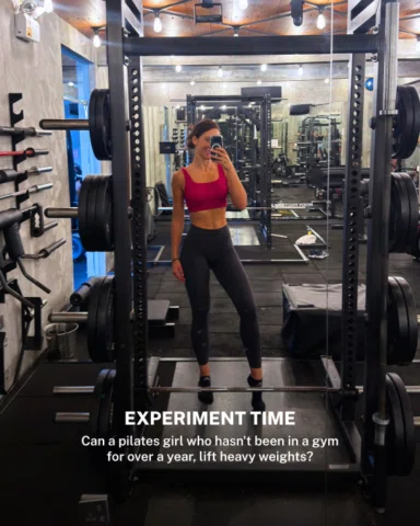 Not bad for a ‘Pilates girl’…
What do you think?

I’d love to hear your experien