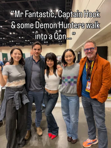 HUNTRIX has entered the building.

1) K-pop demon hunters + Captain Hook himself