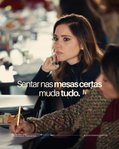 Sentar nas mesas certas muda tudo...
Algumas conversas ampliam sua visão, aproxi