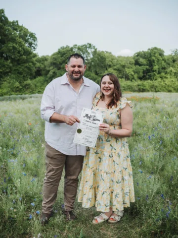 1000% suggest being spontaneous and eloping. Next order of business massive part