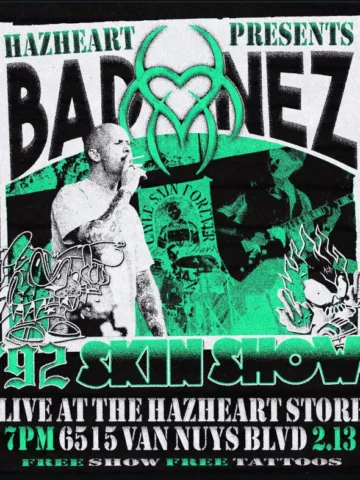 One week we are at @hazheart with our friends @ninexdeuce and @skinshowfanzine �
