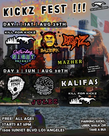 Im feeling DIY af.. its about time Kill for Kickz has its own mini festival 🦖

