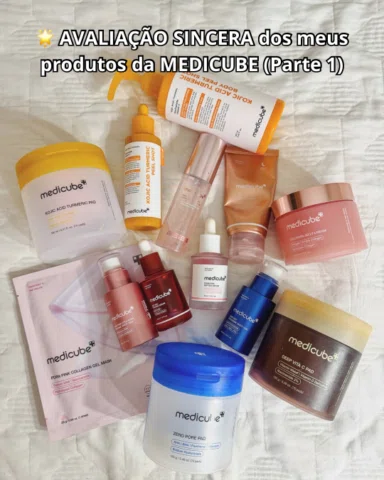 Testei muitos produtos da Medicube e resolvi dar minha nota sincera para cada um