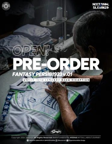 OPEN PRE-ORDER!!
Fantasy Persib1933 v.01
Harga :
IDR. 230K (Short Sleeve)
IDR. 2