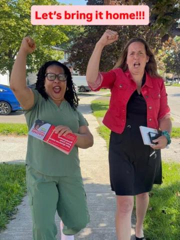 Today’s door knocking in the York—Simcoe riding with my team was nothing short o