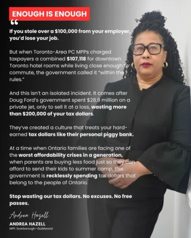 🚨Enough is enough. Ontario families deserve a government that respects every ta