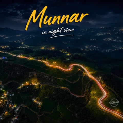Munnar after sunset feels like another world 🌙✨

Drone pilot: @visualsbysharmi 