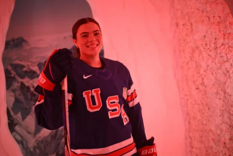 On my first flight to the Winter Olympics 🤯🤩 All that I have is a hallelujah! 