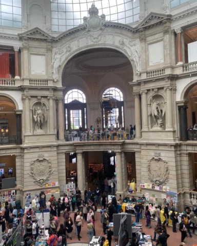 This is the building in Berlin where they hold Indie Comics festivals. My lectur