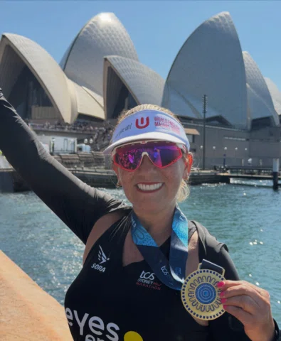 The @sydney_marathon on these streets: a challenging course, perfect weather, in