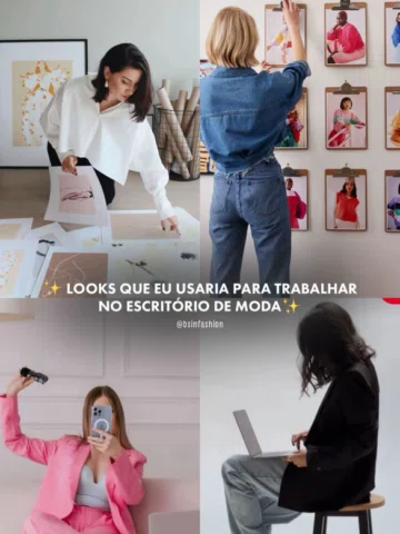 ✨Inspiração de office look✨

Me joguei no site da @notmeshoes e montei essas pro