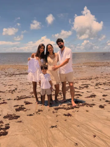 Hoje eu quero compartilhar uma das maiores alegrias da minha vida…
A nossa famíl