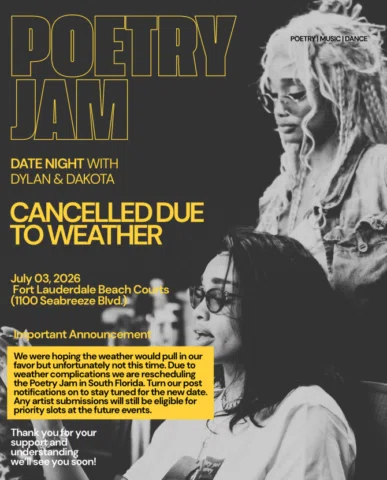 *IMPORTANT ANNOUNCEMENT* Due to weather complications we have to reschedule the 