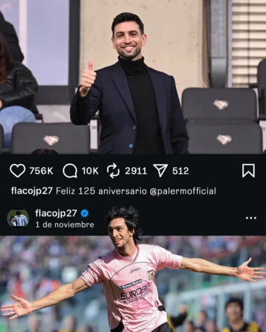 Un club que siempre llevaré con cariño
Feliz 125 años, Palermo 💗🖤

Un club che