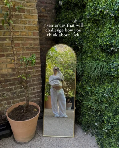 I’m channeling this mindset for august 🍀