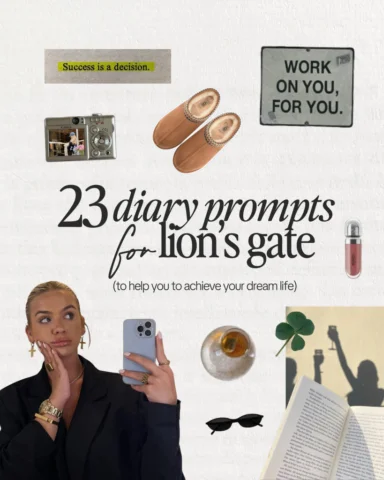 I get so many messages asking for some ideas on what to write about for lion’s g