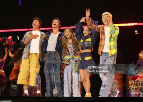 Our incredible camp rock 3 cast 
( Malachi, Liamani, Hudson, Lumi and Casey) 
Pe