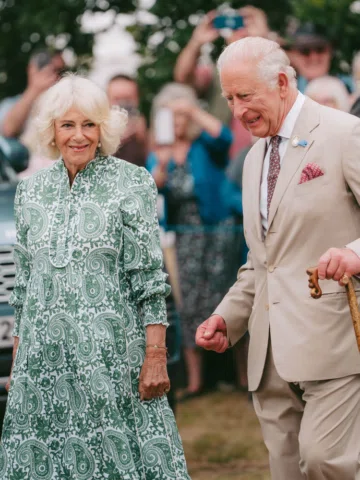 📸: King Charles III and Queen Camilla visit @the_rhs Sandringham Flower Show 🌸