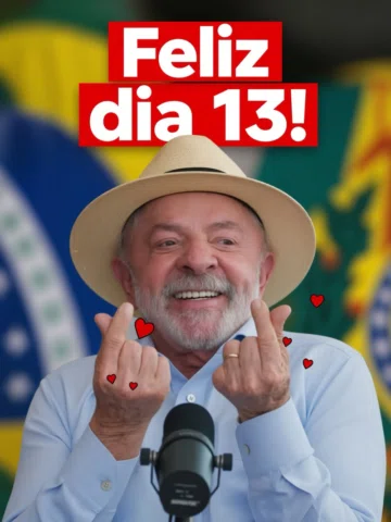 Feliz dia 13, pessoal! A esperança vai vencer a turma do ódio mais uma vez.
