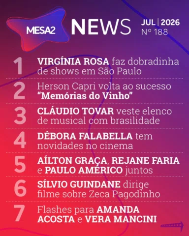 A #newsletter da @mesa2producoes chegou pra esquentar o teu #inverno 

As notíci