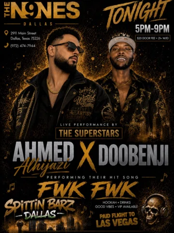 Are y’all ready Dallas?  I’m coming to take over the stage 🔥@doobenji_bluebenji
