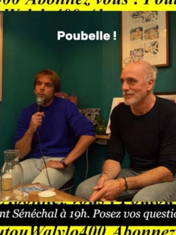 Merci à @philippepoutou_officiel et Béatrice pour l'invitation à la librairie le