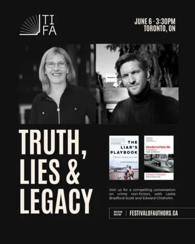 Very excited to announce that on 6th June I will be speaking at the Toronto Fest