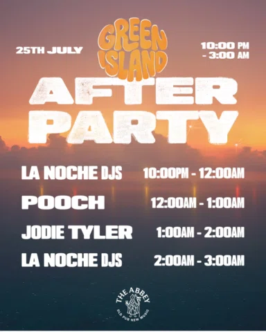 Tonight! 

Come join us at @theabbeymanchester for the @greenisland_festival aft